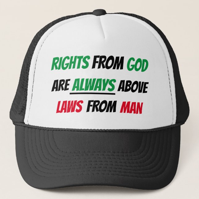 Höger från Guds Truckerkeps (Framsida)