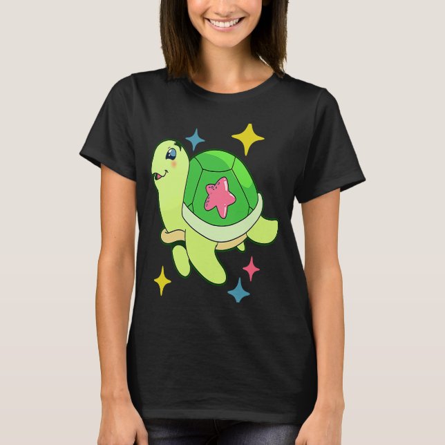Höger från havssköldpadda (Beach Animal) T Shirt (Framsida)