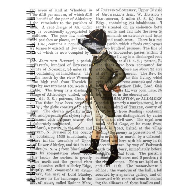 Höger Fullt Rider Anteckningsbok Med Spiral (Framsidan)