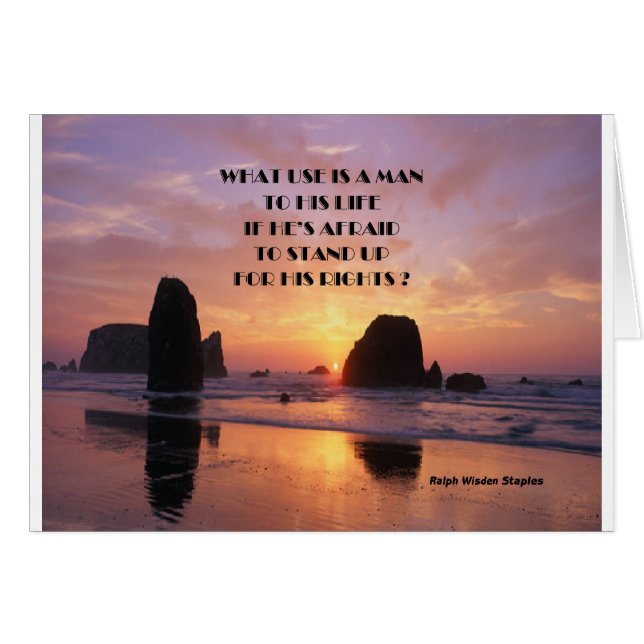 Höger Hälsningskort (Framsidan Horizontal)