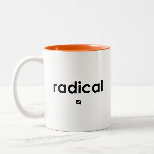 Höger-handed Radical Slogan Mugg (Vänster)