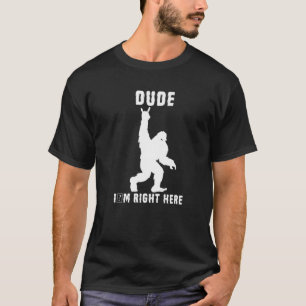 Höger här Bigfoot Rock and roll Sasquatc T Shirt
