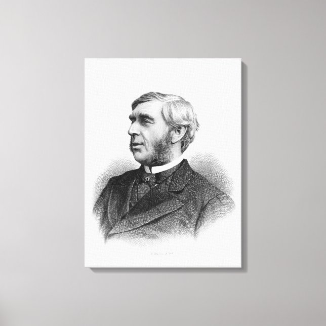 Höger Honhit George J. Goschen Canvastryck (Framsida)