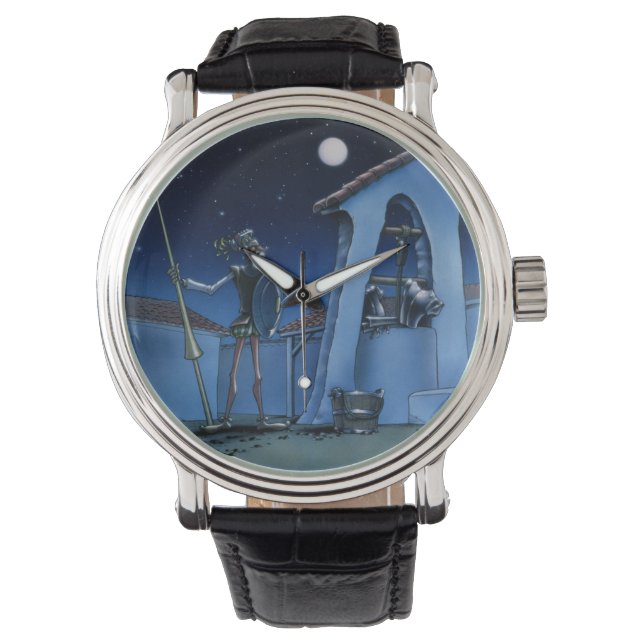 Höger? Ingen omöjlig dröm av @QUIXOTEdotTV Armbandsur (Framsida)