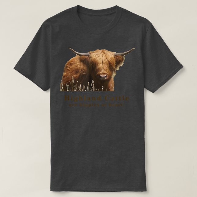 Höger land, boskapshöna Hippie Top T Shirt (Design framsida)