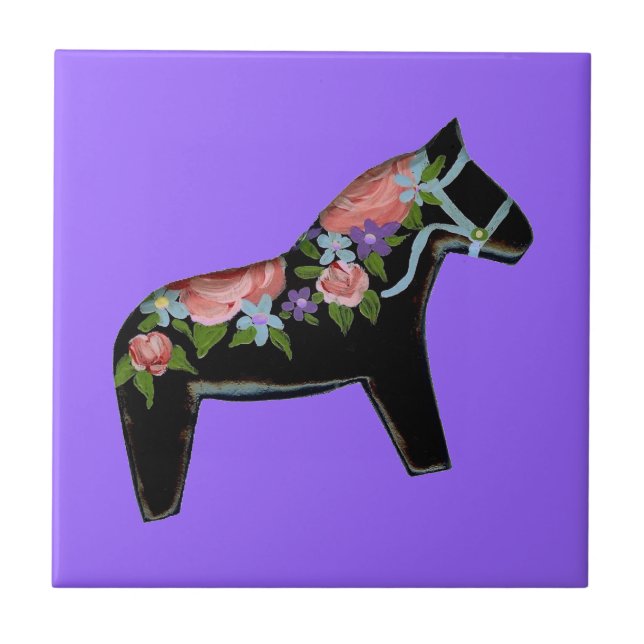 Höger mot Black Horse Tile Kakelplatta (Framsidan)