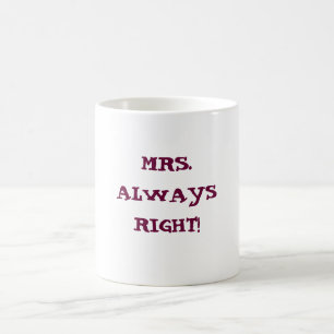 HÖGER MRS.ALWAYS! kaffemugg