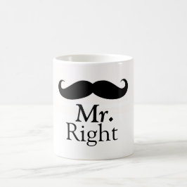 Höger mugg Coffee mugg för hans räkning