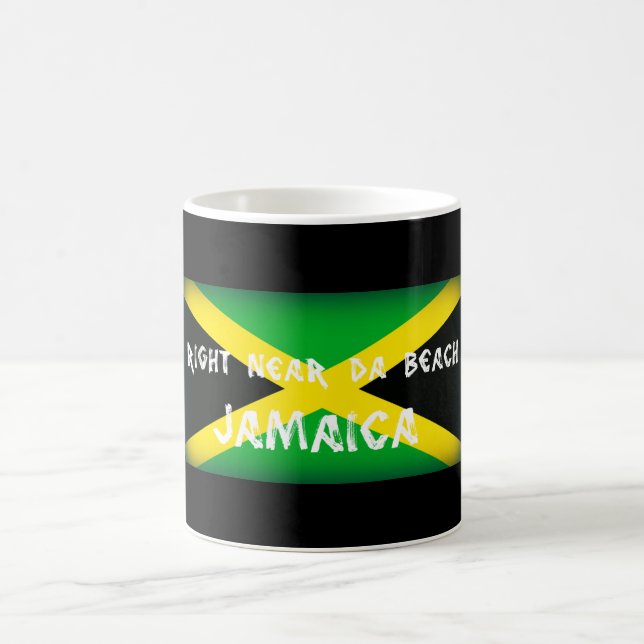 Höger nära Da Beach Jamaica Kaffemugg (Center)
