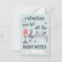 Höger Notes Classroom Valentines Day Note Card