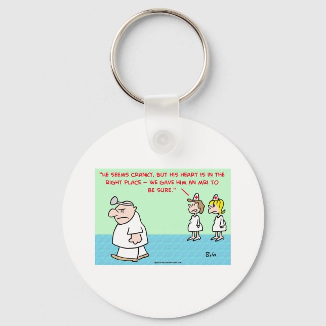 höger ställe mri nyckelring (Framsida)