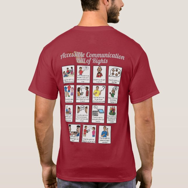 Höger T-Shirt (tillgänglig kommunikationstariffer) (Baksida)