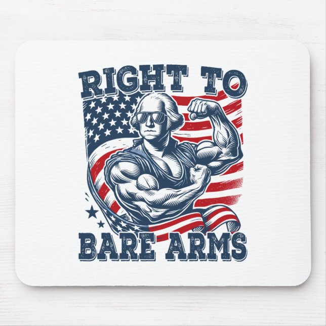 Höger till Bare Arm 4 juli Patriotic Wor Musmatta (Framsidan)