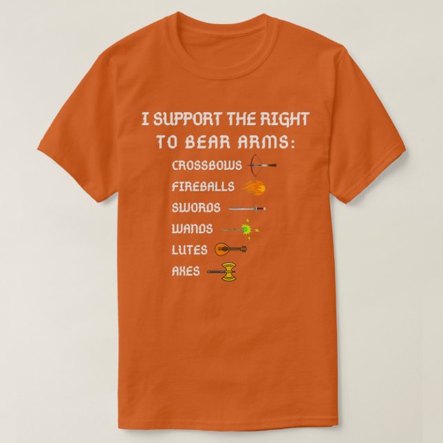 Höger till Bear Arm RPG-vapen T Shirt (Design framsida)