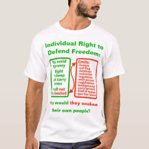 Höger till försvar (ljus) T-Shirt