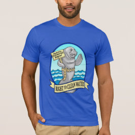 Höger till Logotypen Rensa Vatten T Shirt