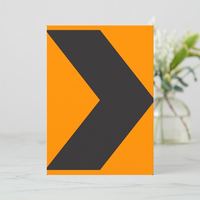 Höger Turn Road Sign-inbjudningar Inbjudningar (Skapare uppladdad)