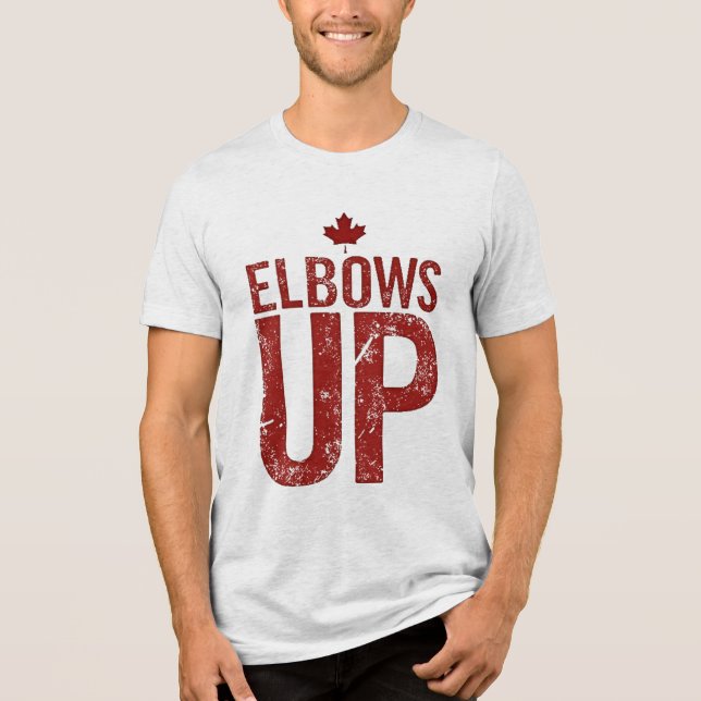 Höger upp - Stå starkt för Kanada T Shirt (Framsida)