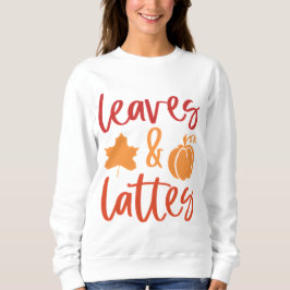 Högercitat för Löv och lattes med pumpor T Shirt