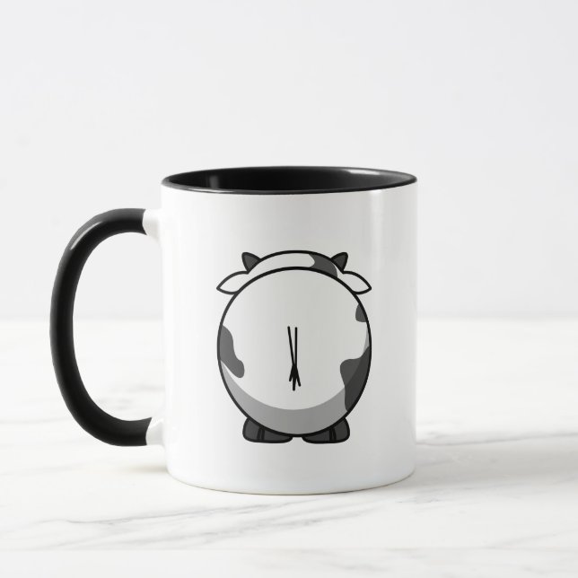 Högerhänt söt ko-mugg mugg (Vänster)