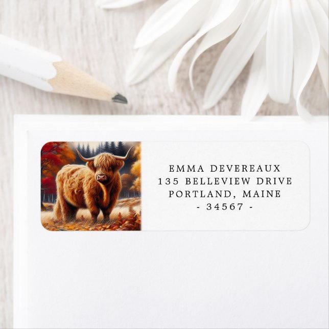 Högerland, Returadress för höstfärg Returadress Etikett (Insitu)