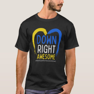 Högerna Awesom är känd för det nationella nedsättn T Shirt