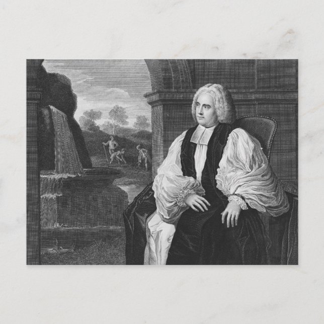 Högerna Reverend George Berkeley Vykort (Framsida)