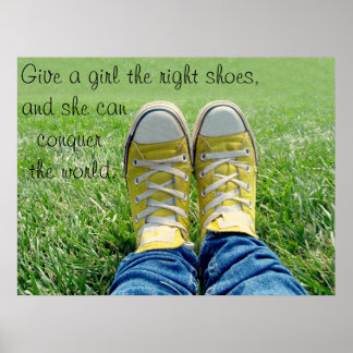 Högerna Shoes Poster
