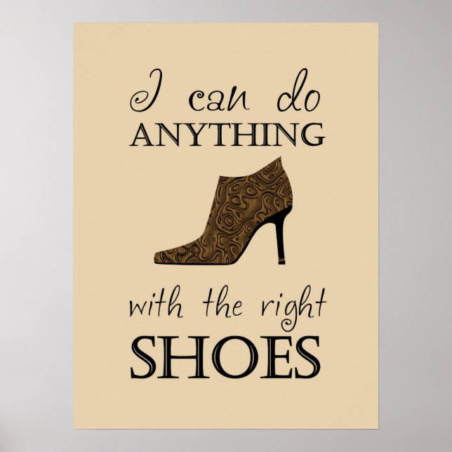Högerna Shoes Poster (Framsidan)