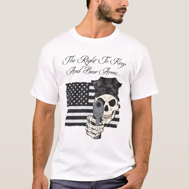 Högerna till Behålla och Arm T-Shirt (Framsida)