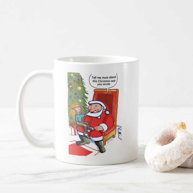 Högerna till julhandelspartners mugg (Med munk)