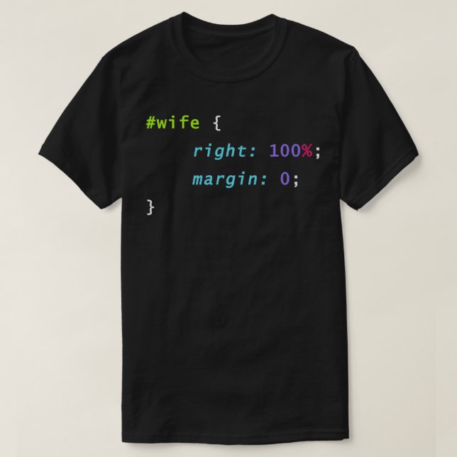 Högernas CSS-programkodning för frukost T Shirt (Design framsida)