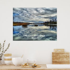 Högerspeglingar i Whiteshell Poster Skriv ut