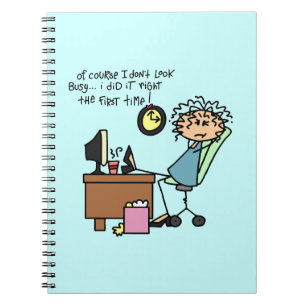 Högert den första Time humorn Anteckningsbok