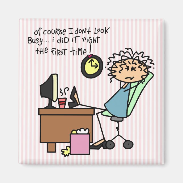 Högert den första Time humorn Magnet (Framsidan)