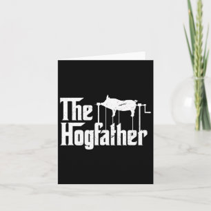 Hogfather Rbecue Chef Funny Bbq Grill Master Kort