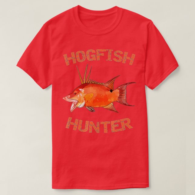 Hogfish Hunter  Florida Fishing  Hogfish  T Shirt (Design framsida)