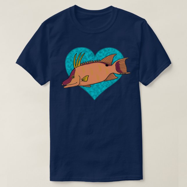 Hogfish Kärlek T Shirt (Design framsida)