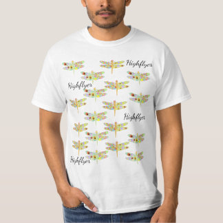 Högflygares blomster Trollsländor T Shirt