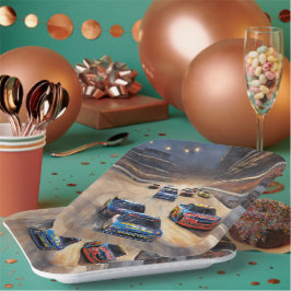 Högfrekvent färgstark Tävla med tvinnat ljus