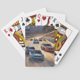 Högfrekvent färgstark Tävla med tvinnat ljus Casinokort