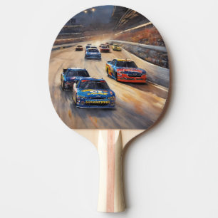 Högfrekvent färgstark Tävla med tvinnat ljus Pingisracket