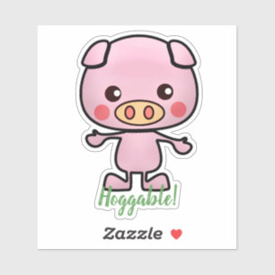 Hoggable Piglet Klistermärken