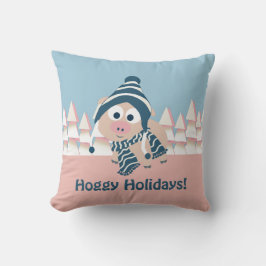 Hoggiga Helgdagar! Winter Gris Kudde