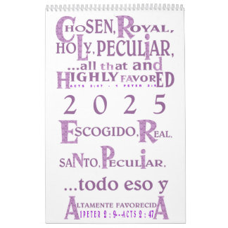 Höggradigt favoriter - Esp- och Eng-kalender Kalender