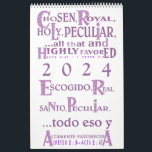 Höggradigt favoriter - Esp- och Eng-kalender Kalender<br><div class="desc">Designad med kungliga barn i åtanke.</div>