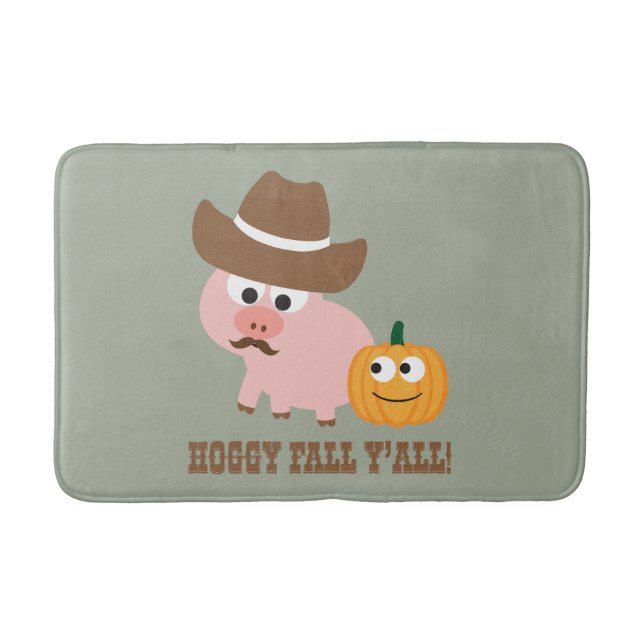 Hoggy Fall Y'all! Badrumsmatta (Framsidan)