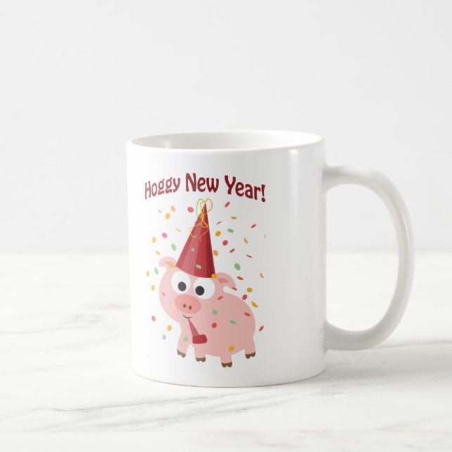 Hoggy New year! Kaffemugg (Höger)