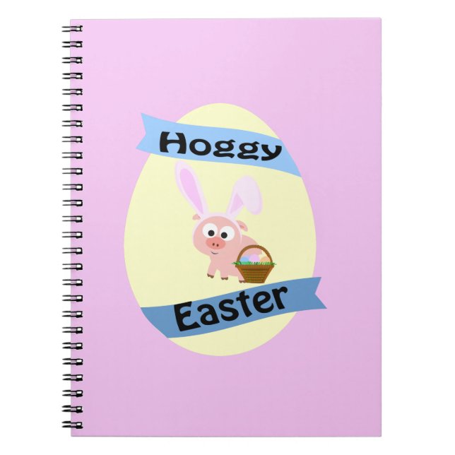 Hoggy Påsk! Anteckningsbok Med Spiral (Framsidan)