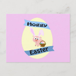 Hoggy Påsk! Helg Vykort